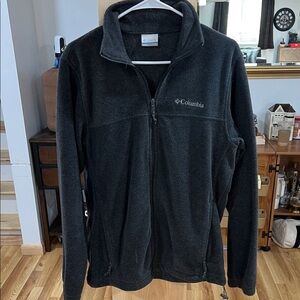 Columbia Charcoal Full-Zip Fleece Jacket